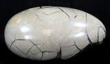 Bargain, Septarian Dragon Egg Geode - Crystal Filled #37369-2